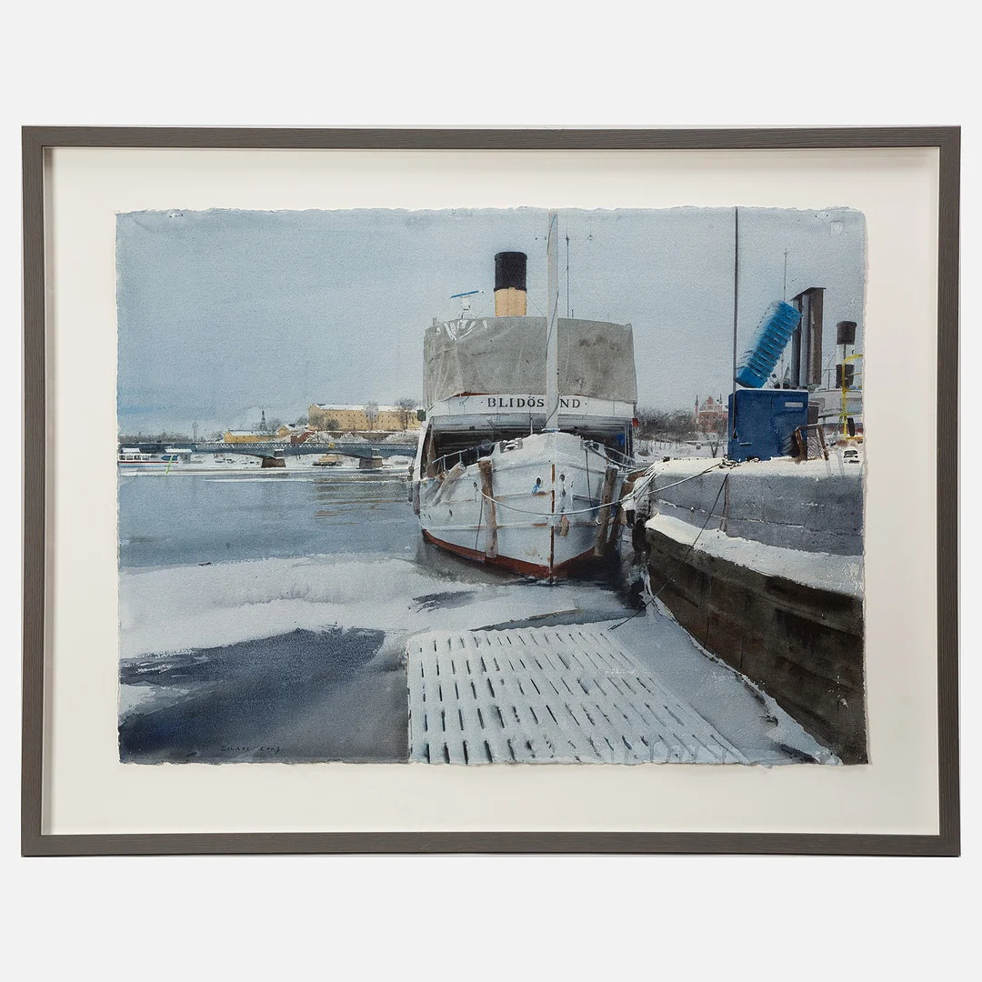 STANISLAW ZOLADZ. Blidösund. — Paintings — Stockholms Auktionsverk Göteborg
