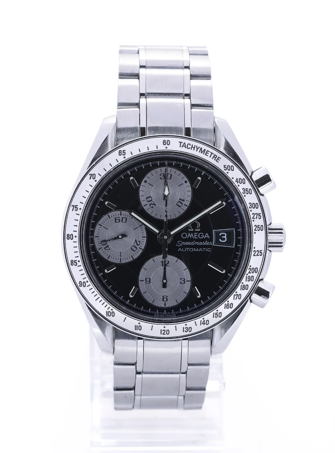 Omega Speedmaster Automatic men's bracelet watch in steel Ø 39 mm — Watches and clocks/Ladies watches — Lauritz