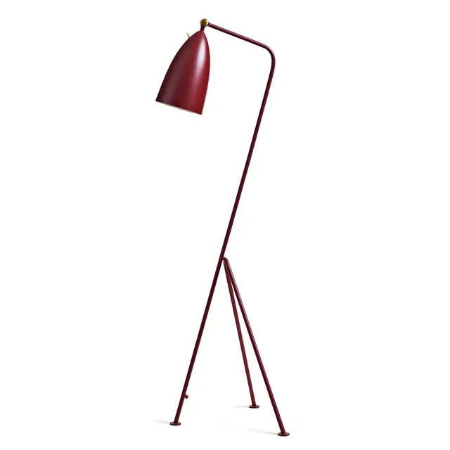 Greta Magnusson Grossman, golvlampa "G-33", (Grasshopper), Bergboms, Malmö 1950-tal.