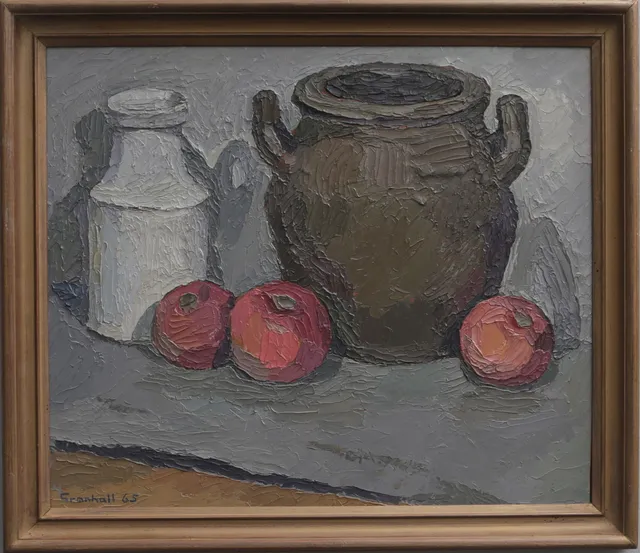 ARNE GRANHALL. OLJA på pannå, signerad, 1965.