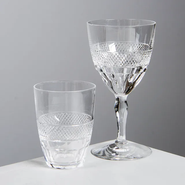 EDWARD HALD. Vinglas & seltersglas, "Rio", 12+6, Orrefors.