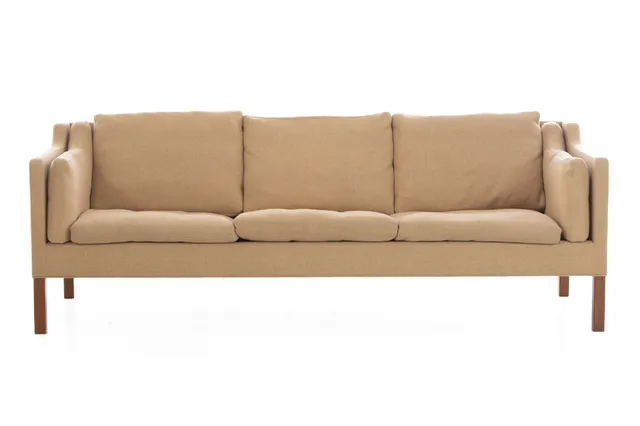 Børge Mogensen. Three-seater sofa model 2213, wool fabric