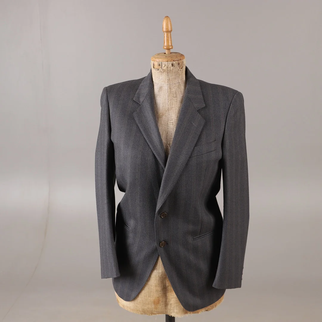 HERRKOSTYM, 2 delar, ull, Renoma, Paris. — Vintage & Designer Fashion — Helsingborgs Auktionskammare