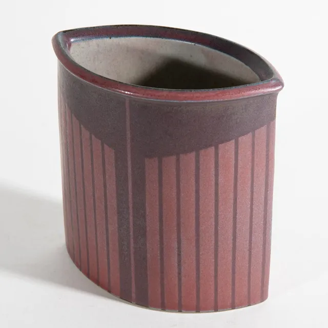 KARL SCHEID. Vase, Ovale Form (86-3).