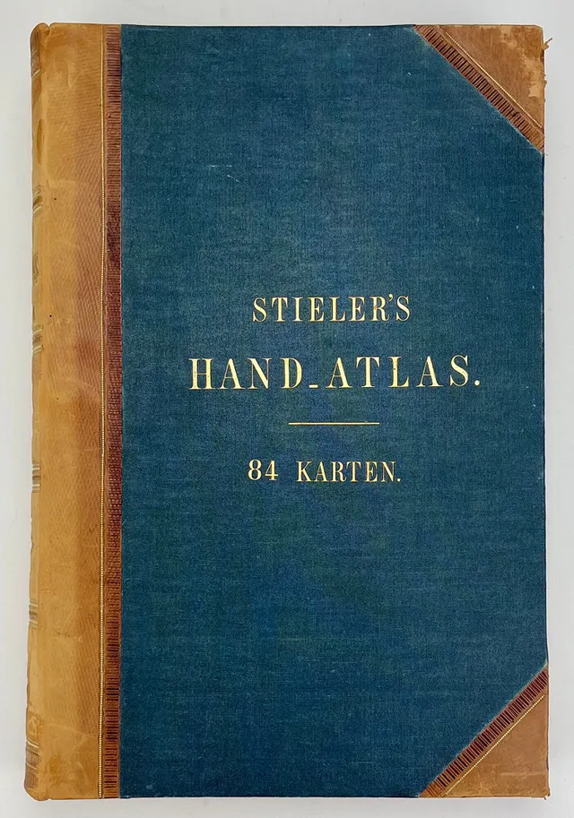 HAND ATLAS, Adolf Stielers, 1800-tal.