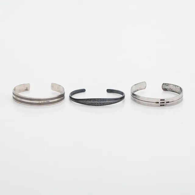 Kalevala Koru, armband, 3 st, silver. Helsingfors 1962-2007.