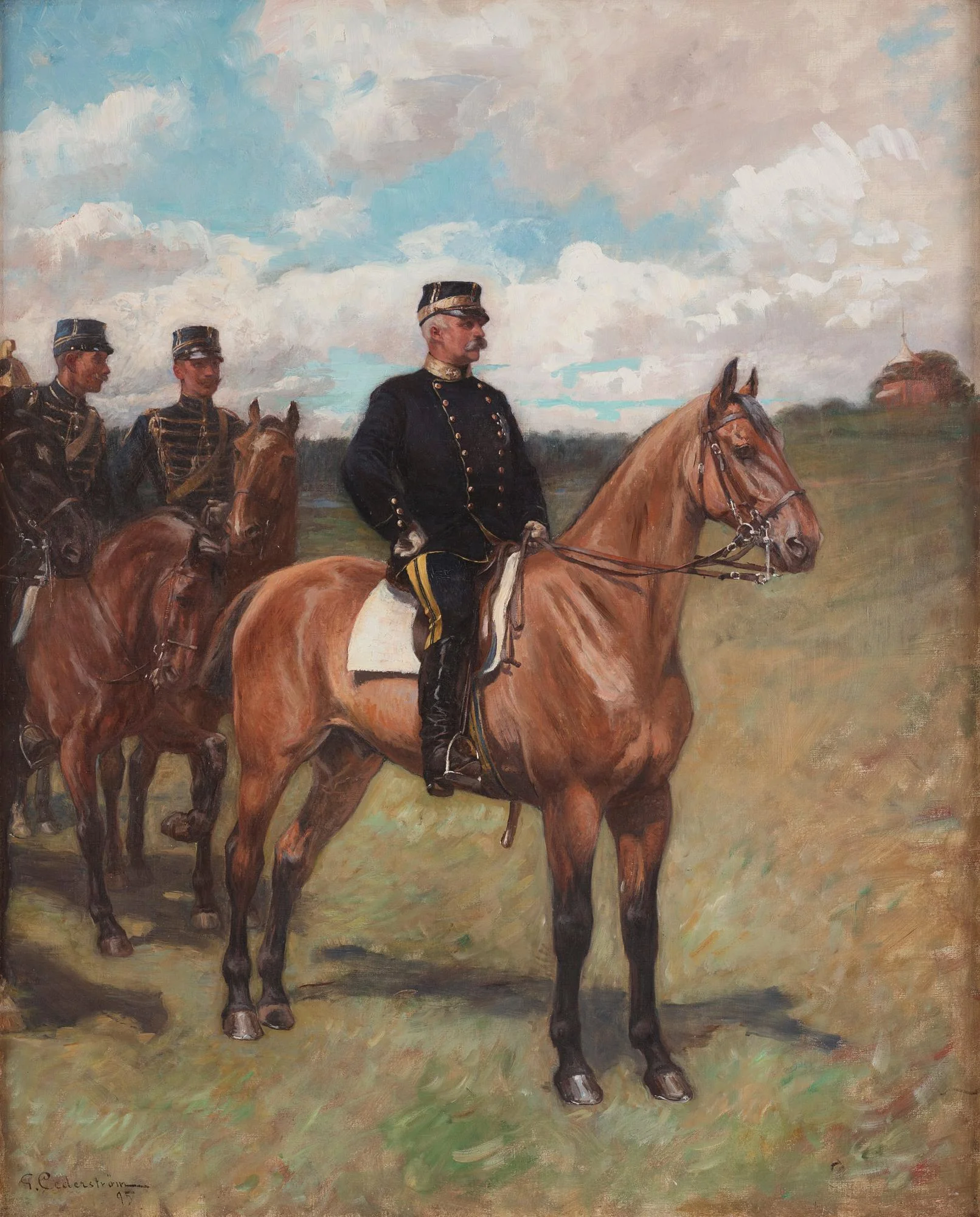 Gustaf Cederström, Porträtt föreställande general Bror Cederström (1824-1893). — Bukowskis