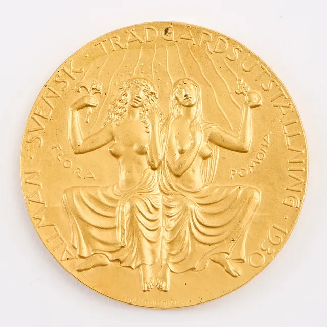 TORE STRINDBERG. Medalj, guld 18K.
