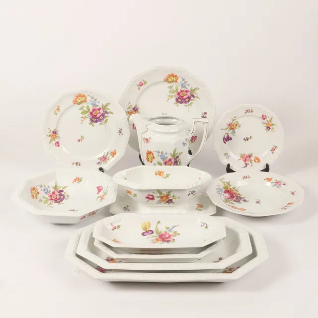 MATSERVIS, 57 delar, "Maria", Rosenthal.