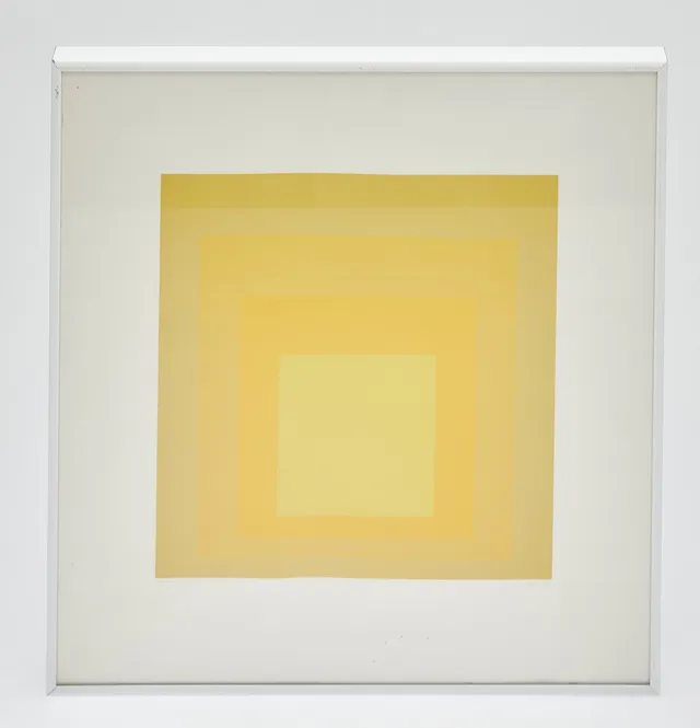 JOSEF ALBERS (1888-1976). 'K G', Siebdruck.
