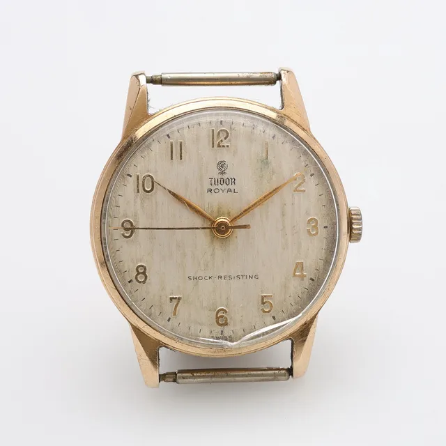 ARMBANDSUR, 9K GULD, TUDOR, MANUELLT UPPDRAG, OMKRING 1900-TALETS MITT.
