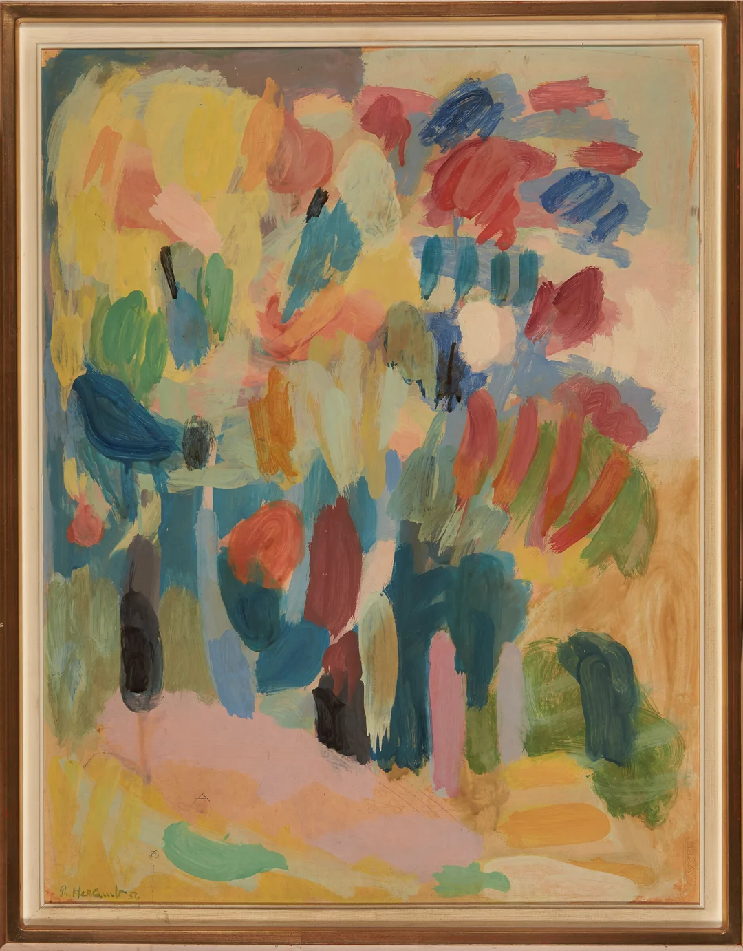 Heramb, Thore — Landskap, 1956 — Kunst/Øvrig billedkunst — Blomqvist