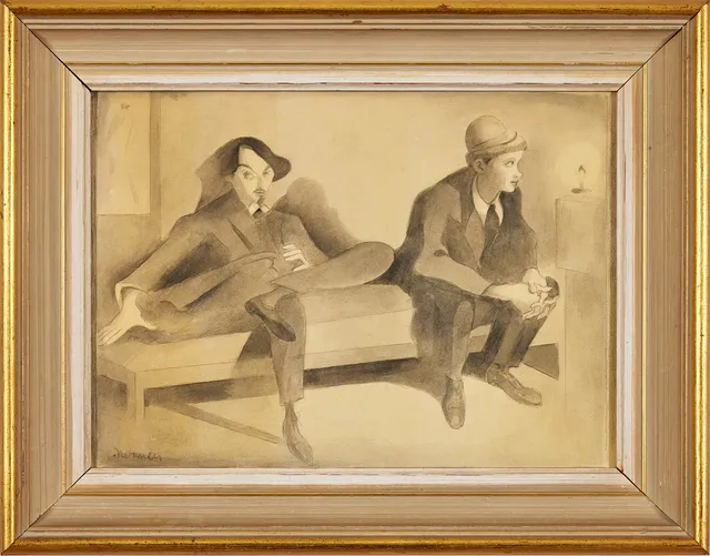 EINAR NERMAN. Porträtt av Isaac Grünewald och Einar Jolin.
