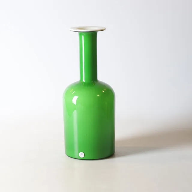 OTTO BAUER. vas/flaska, glas, Holmegaard.