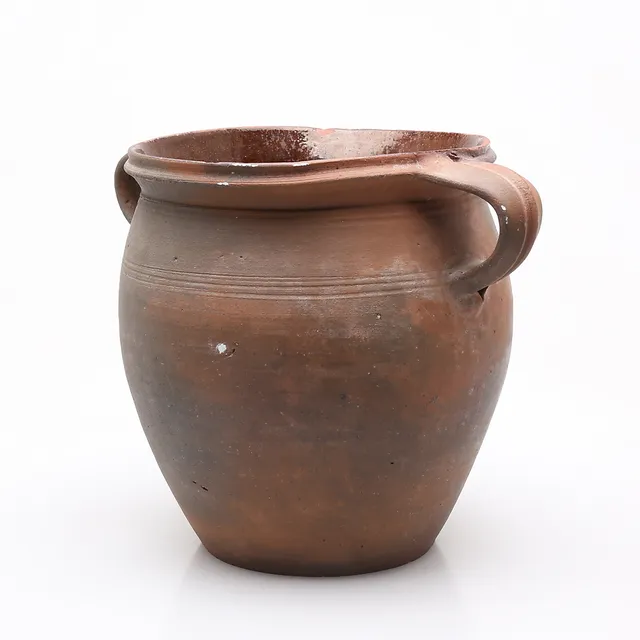 KRUS i delvis glaserat lergods, Skåne 1800-tal.
