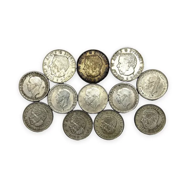 Parti Mynt. Sverige 40% Silver.