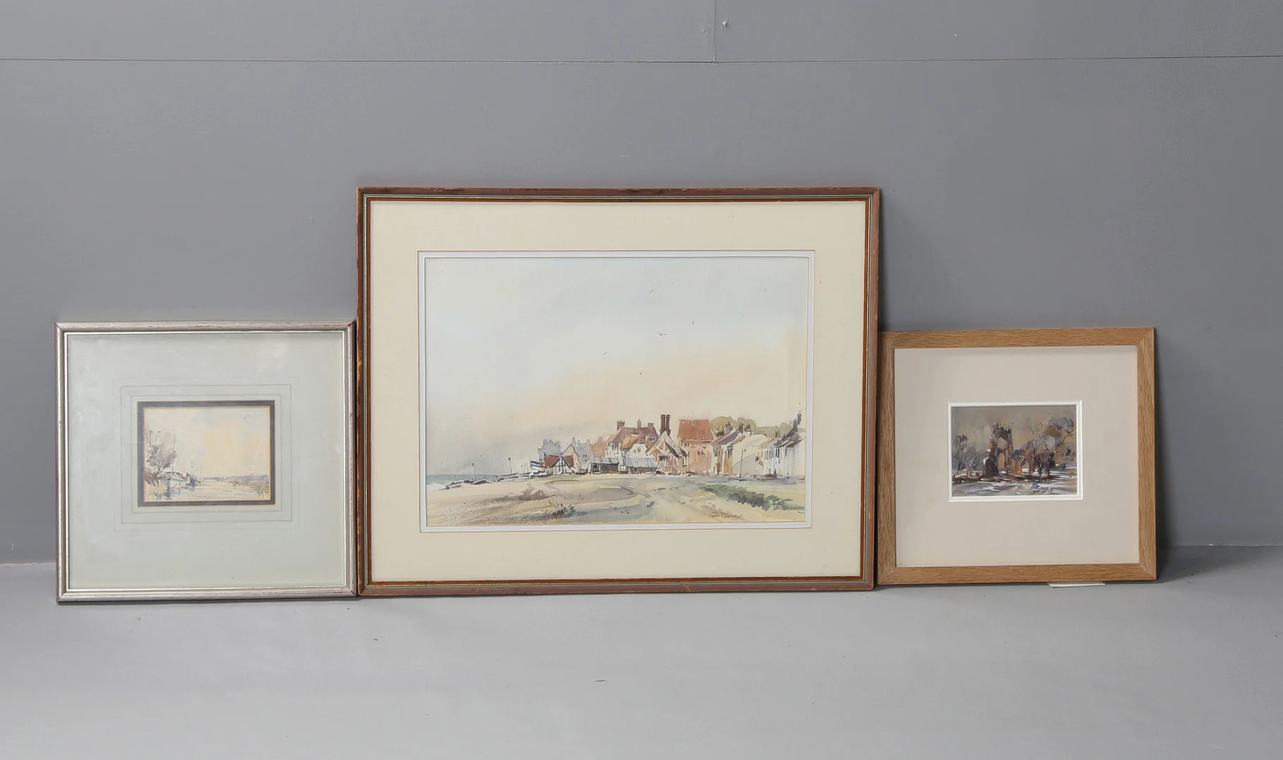 PETER GILMAN (BRITISH, 1928-1984) THREE WATERCOLOURS (3). — Paintings — Bishop & Miller