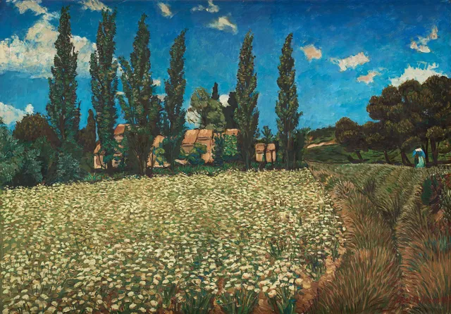 Axel Nilsson, "Blommande åker, Paradou".