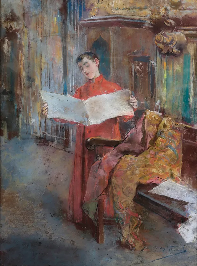 ARCADI MAS I FONDEVILA. An altar boy.