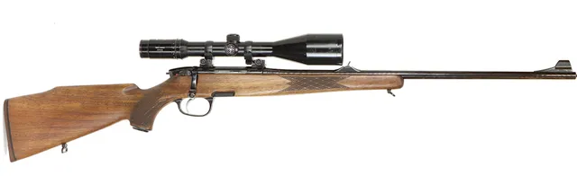 KULGEVÄR, fabrikat Mannlicher, modell SL, kaliber .222R, tillv.nr 145758, se-nr SE0108189.