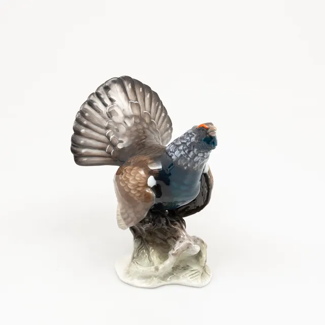 FRITZ HEIDENREICH (TYSKLAND, 1895-1966). Figurin porslin, Tjäder, Rosenthal, Tyskland.