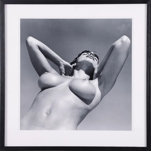 ANDRE DE DIENES (USA,1913-1985). Nakenmodell, upplaga om 200, fineart print, certifikat a tergo.