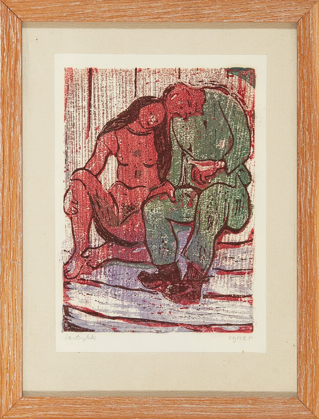 Egner, Thorbjørn — "Jomfruen som pissede såå langt" 1943 — Kunst/Grafikk — Blomqvist
