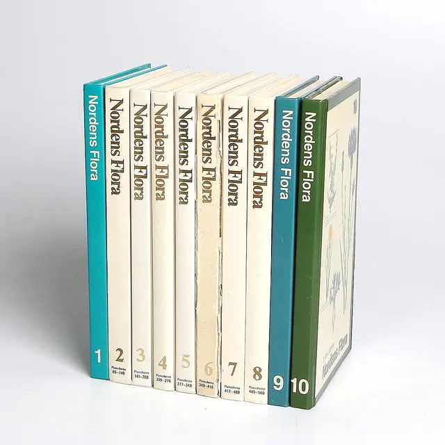 BÖCKER, Nordens flora 1-10. C.A.M. Lindman. 1980-tal.