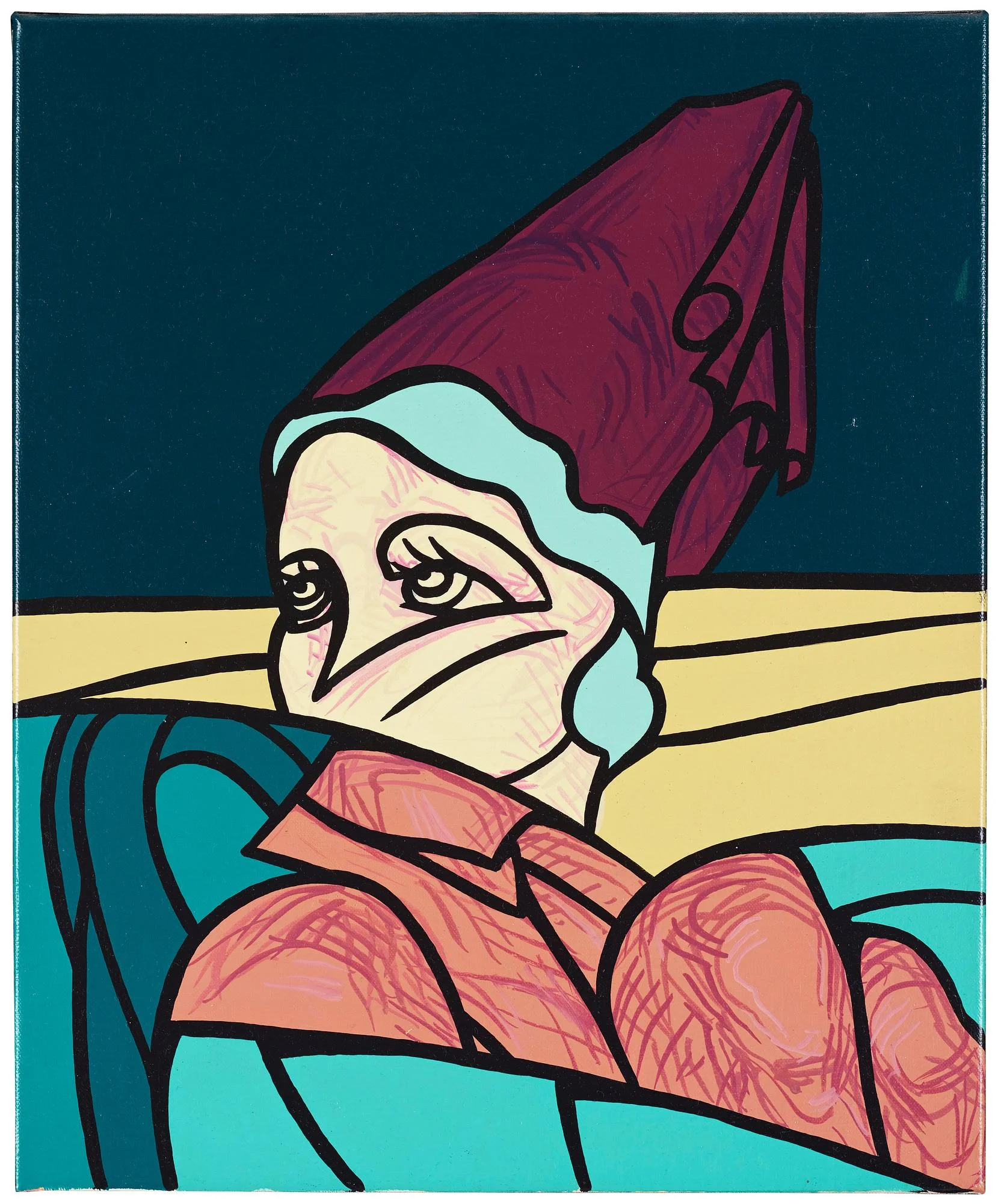 Valerio Adami, "Une reconquête moderne de l’espace classique III". — Bukowskis
