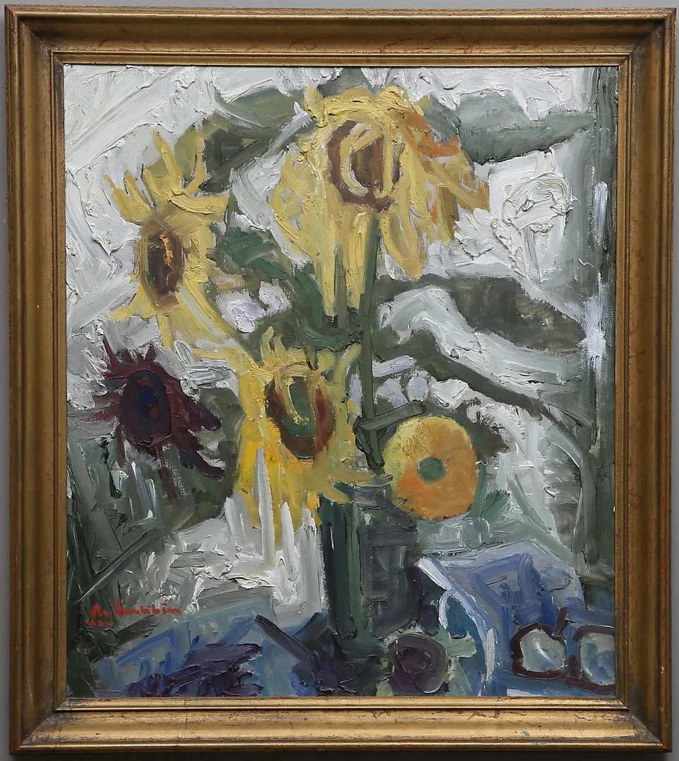 MARTIN LINDSTRÖM. Olja på duk, signerad och otydligt daterad. — Paintings — Gomér & Andersson Linköping