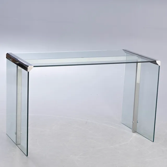G&R DESIGN. Galotti & Radice. Glasschreibtisch / Schreibtisch Serie 'President'.