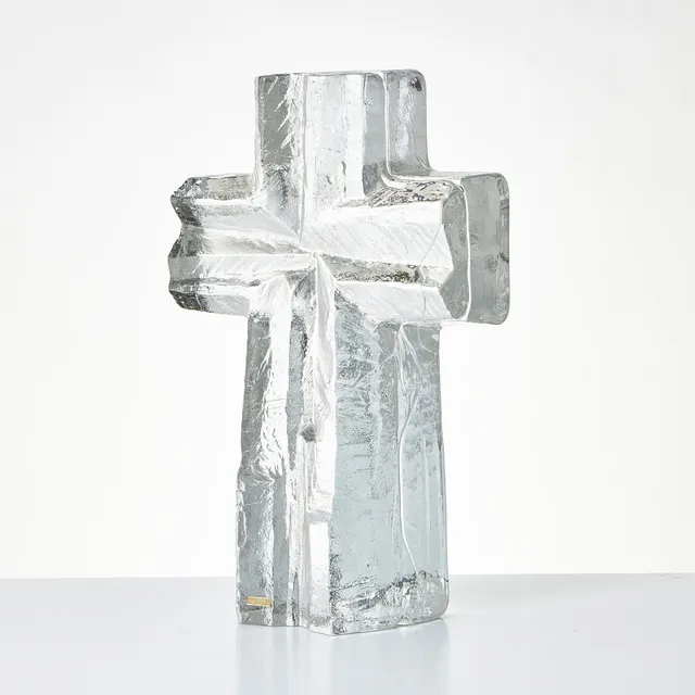 CHRISTER SJÖGREN (1926-2008). SKULPTUR, glas, Lindshammar.