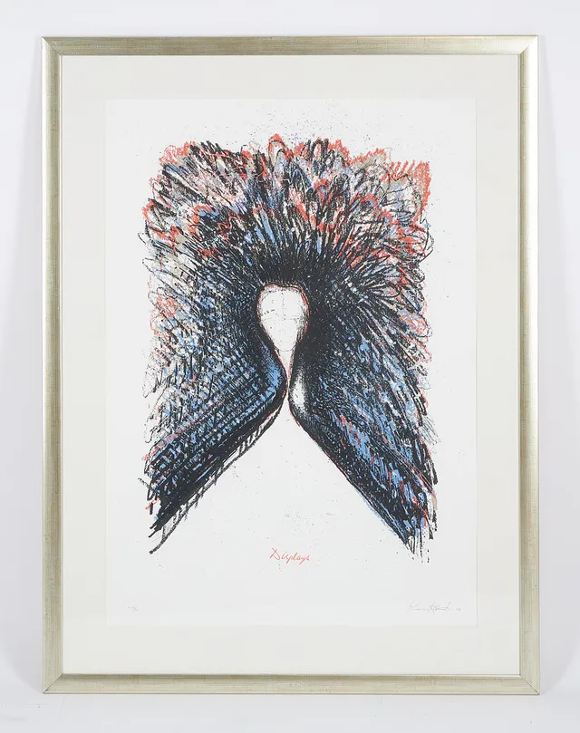 KIMMO KAIVANTO. "Displays", signerad samt daterad -92, litografi, H.C. 17/35.