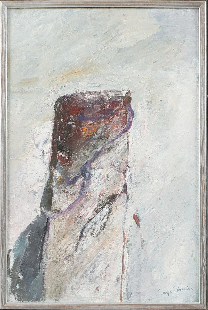 TAGE TÖRNING. Komposition, akryl på duk, signerad. — Paintings — Göteborgs Auktionsverk