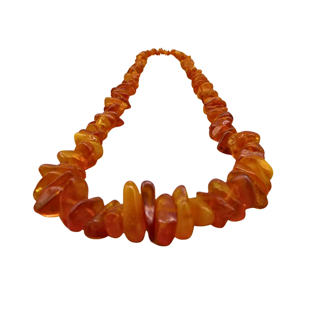 ENDLOS BERNSTEINKETTE. — Necklace — Auktionshaus Stuber's Hammerschlag