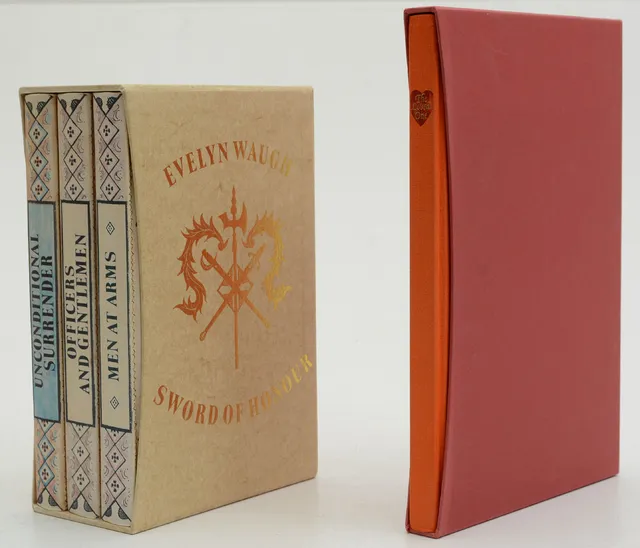 FOLIO SOCIETY. Evelyn Waugh, 4 volymer.