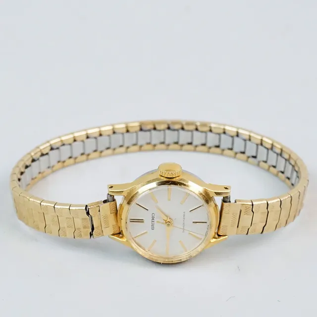 DAMARMBANDSUR, Seiko Diashock, 1960-tal.
