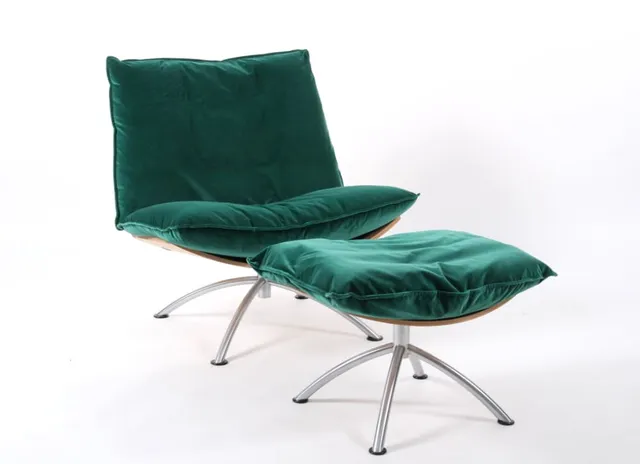Tom Stepp for Make nordic, lounge chair and a stool model Primetime (2)