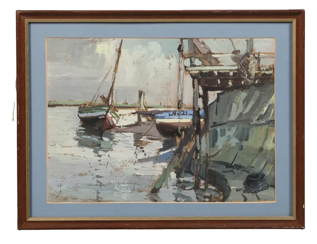 JACK COX (1914-2007), WELLS HARBOUR.