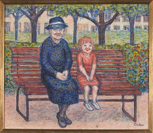 Blohm, Roy — På en benk