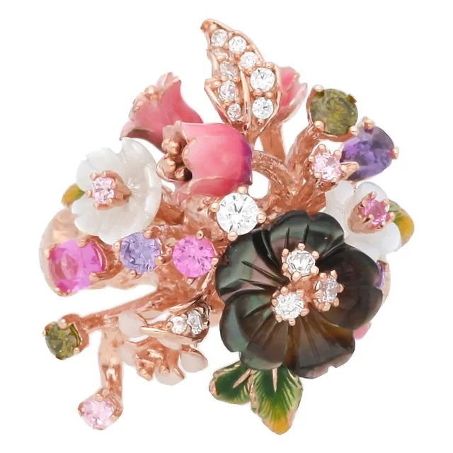 Floral ring.