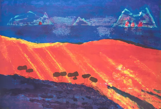 Langaas, Eva — "Høstglød II"