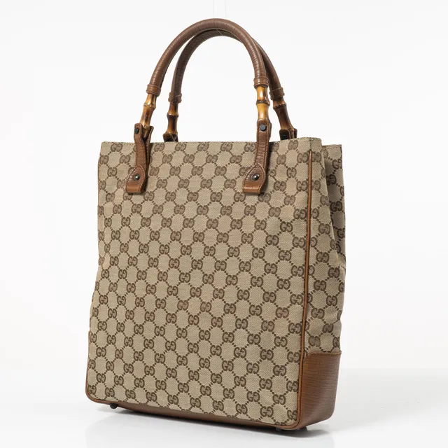 Gucci, väska, "Bamboo Tote", vintage.