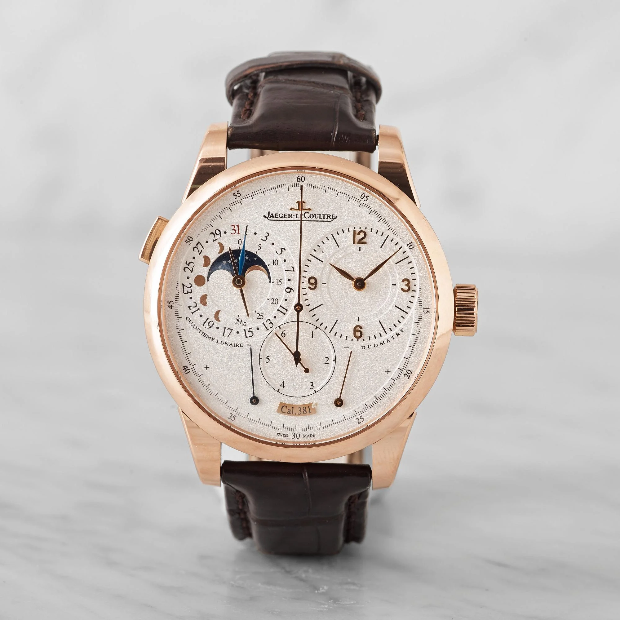 JAEGER-LECOULTRE, Duometre a Quantieme Lunaire, armbandsur, 40,5 mm, — Bukowskis