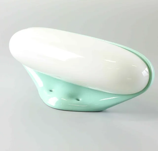 WILHELM WAGENFELD. Vägglampa, porslin och glas, Lidner, Tyskland, 1950/60-tal.