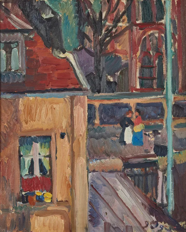 GÖSTA SANDELS. Stadsvy från Paris.