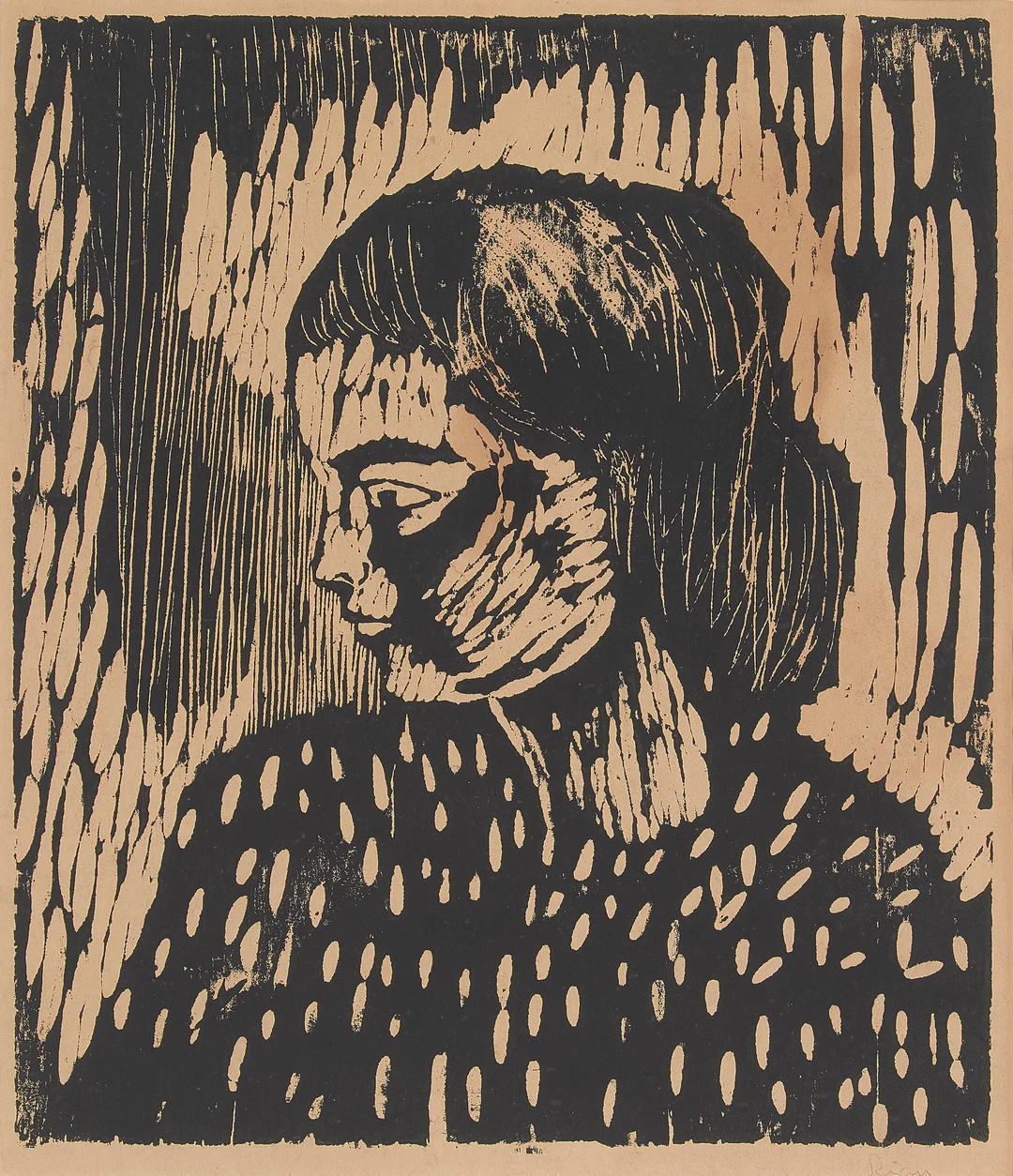 Rian, Johs. — Ung kvinne — Kunst/Grafikk — Blomqvist