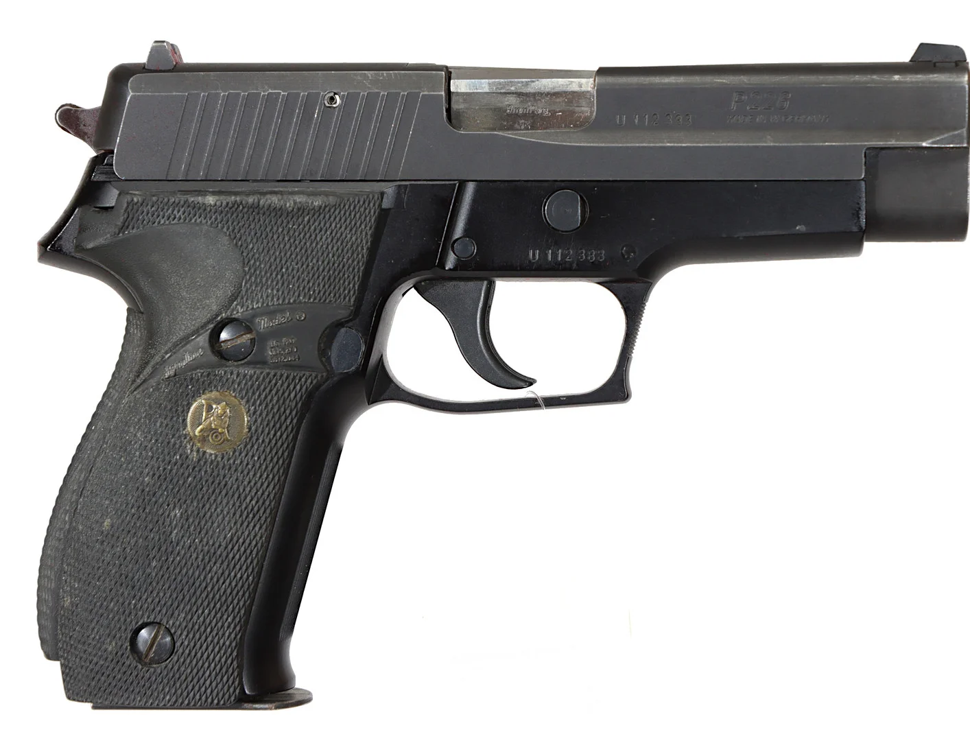 PISTOL, fabrikat Sig Sauer, modell P 226, kaliber 9x19, tillv.nr U112383. — Pistols — Walter Borg