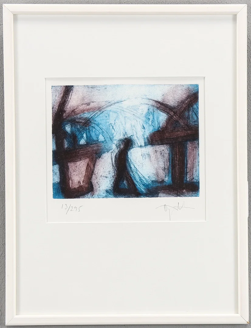 ÖRJAN WIKSTRÖM. Litografi 13/295, signerad. — Engravings & Prints — Karlstad Hammarö Auktionsverk