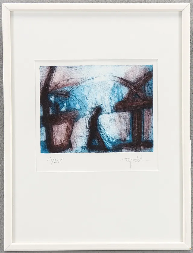 ÖRJAN WIKSTRÖM. Litografi 13/295, signerad.